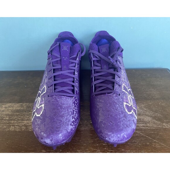 Under Armour Blur 2 MC Suede Purple Football Cleats Men’s Size 13 3027978-500 - Picture 6 of 11